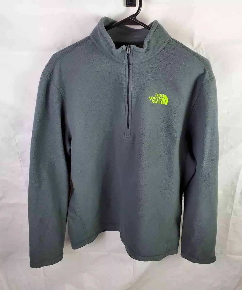 The North Face TKA 100 Glacier Fleece 1/4 Zip Pullover Jacket C744 Men's  Large