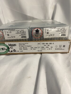 Labcon Zap 1193-965-008-9 Aerosol Filter Pipet Tips for Rainin 300µL (Qty=960)