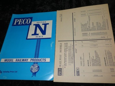 peco n gauge track catalogue