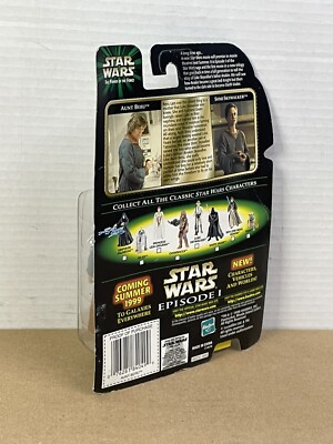 Star Wars: Potere Della Forza - Action Figure Flashback Zia Beru Con Droide Di Servizio, Hasbro 1998, 10 Cm