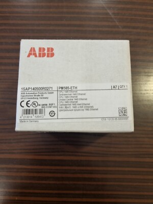 ABB PM 585 ,PM585-ETH  1SAP140500R0271, CPU 1 MB ETHERNET