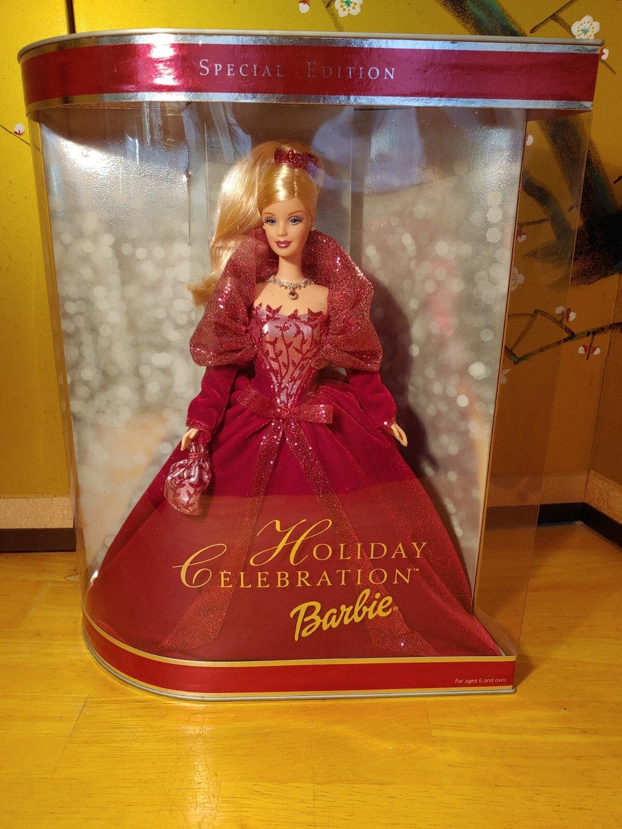 2002 Holiday Celebration Barbie Collectable Special Edition New In