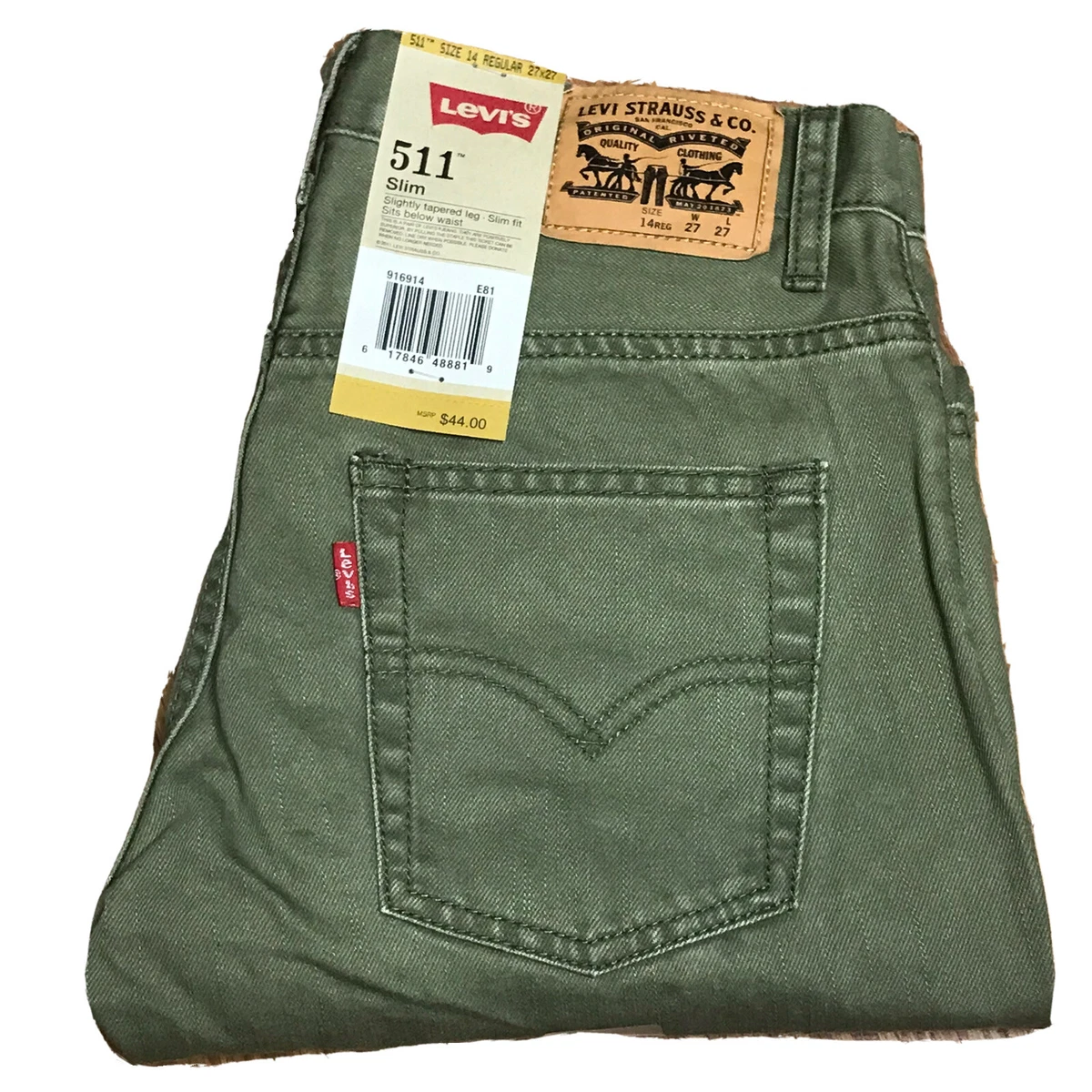 Green levis best sale