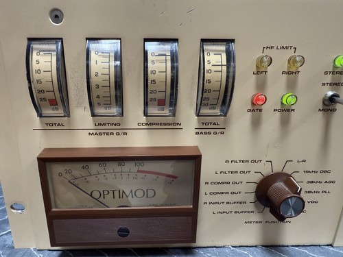 Orban Optimod FM 8100A Broadcast Audio Processor With Card & Manual - Picture 6 of 8