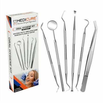 Oral Hygiene Dental Tools kit Teeth Cleaning Kit Plaque Remover Oral Care Set