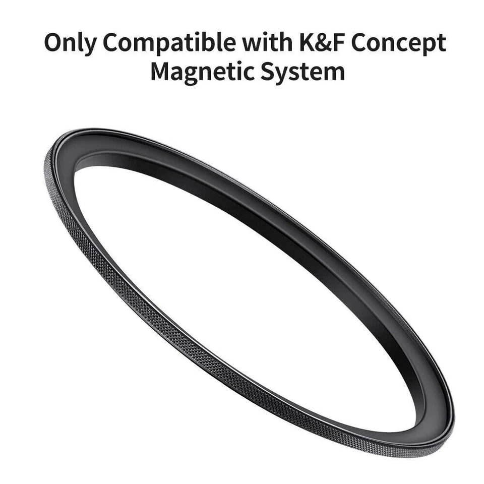 K&F Concept 77mm-82mm Magnetic Filter Adapter Ring Step Up Rings - Image 4 of 4