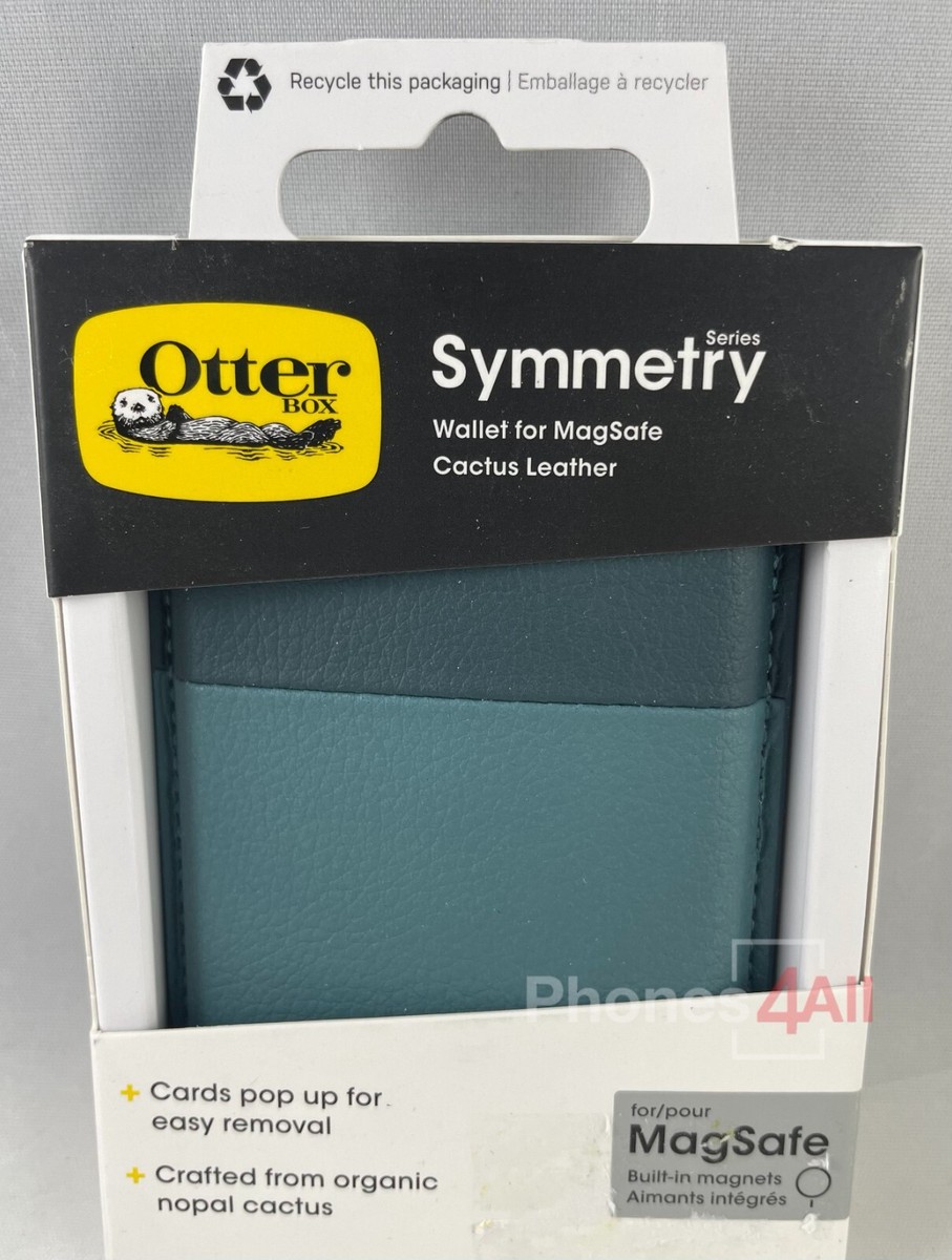 OtterBox Symmetry Series Cactus Leather Wallet with MagSafe -Sagebrush Green