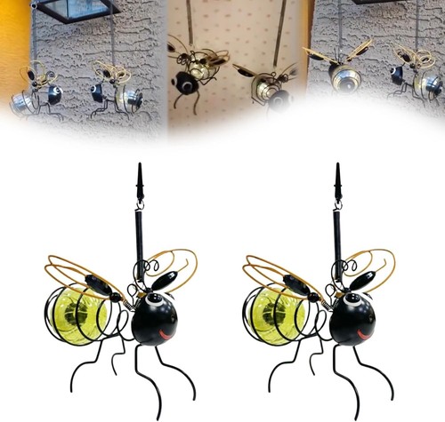 Outdoor Hanging Solar Bee Light,Solar Hanging Insect Simulation Light - Picture 12 of 13