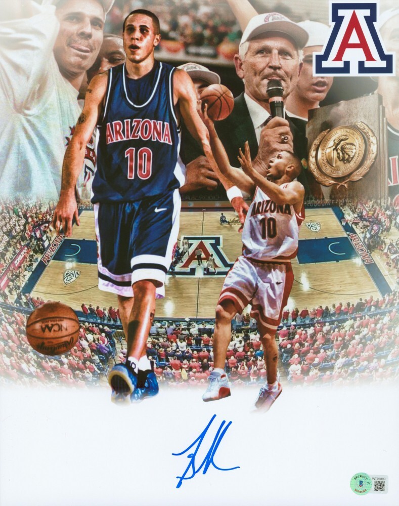 Mike Bibby Autographed Signed Arizona Wildcats 11x14 Photo (Beckett) 