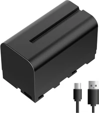 2 pack NP-F750 4400mAh Battery Replacement of Sony NP-F750