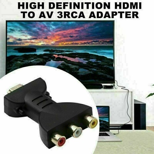 Adattatore Video Convertitore Audio Hdmi Femmina Composito Maschio A 3 Rca + - Zdjęcie 12 z 13