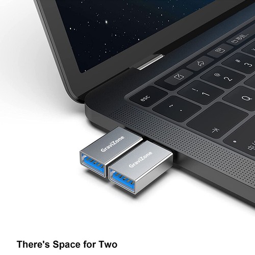 GraviZone Adapter USB-C auf USB-A Buchse 3.0 OTG Stick MacBook Samsung Xiaomi - Bild 24 von 27