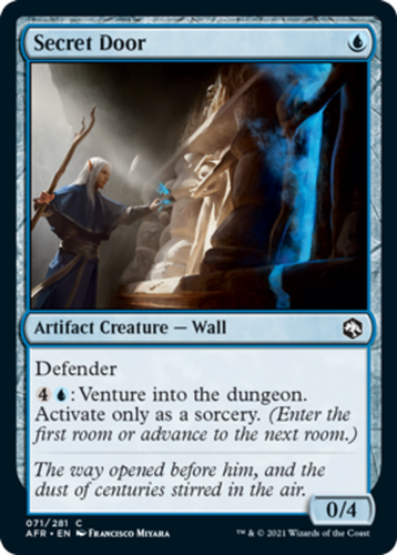 x1 Secret Door - Forgotten Realms - NM - MTG
