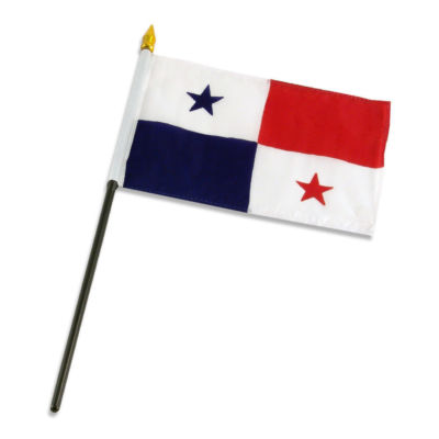 4''x6'' Panama Stick Flag Table Staff Desk Table