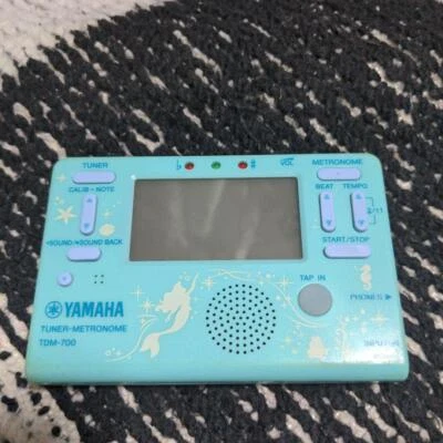 YAMAHA TDM-700 Disney Tuner Metronome Ariel Edition 2019 TDM-700DARL Blue Green - Photo 1/2