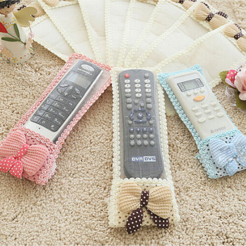 1X Bowknot Lace Remote Control Dustproof Case Cover Bags TV Control ProAGDB - Picture 1 of 15