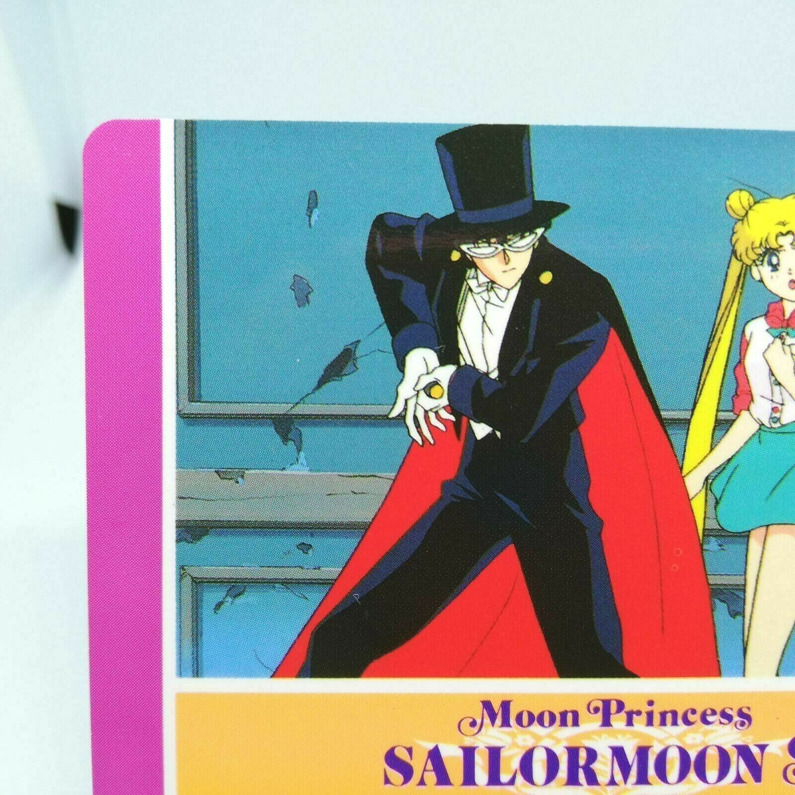 Tuxedo Mask MAMORU CHIBA 343 Sailor Moon Card Super R S NAKAYOSHI JAPAN |  eBay