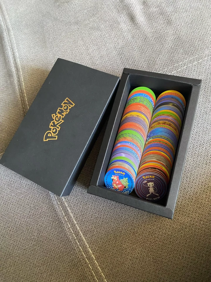 160 Tazos Pokemon Set, 1.st Generation Set -Import Fees Covered by Me the Seller - Image 2 of 3