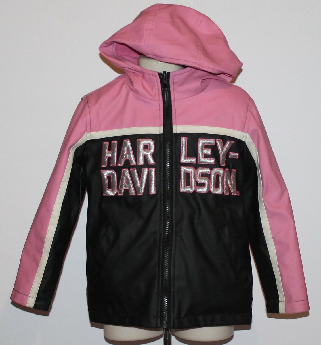 ✴︎HARLEY-DAVIDSON ✴︎ダウンジャケット Genuine Harley Davidson Motorcycles Girls Size 5 Reversible