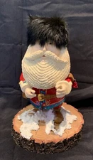 "JUST BELIEVE" (DENNIS BROWN FOR ENESCO / OTAGIRI) SANTA figure w/FUR HAT Ltd Ed