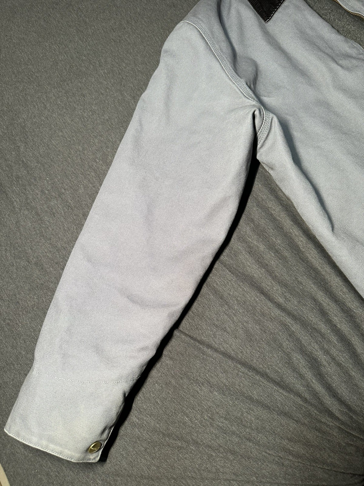 Carhartt wip Detroit jacket Dove Grey(Rigid) Size L Used *read* thumbnail 4