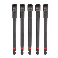 "5X Nussdreher 6Mm 1/4\" 6\" Magnet. FüR Sechskant"