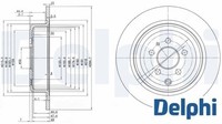 2X Bremsscheibe Delphi BG3049 2 Bremsscheiben Hinterachse Hinten