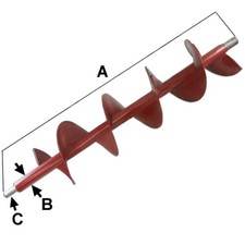 87347842 New Stainless Steel Elevator Auger Fits Case IH Combine 1660 1666 1680