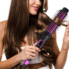 Thermal Brush Curling Iron Brushs: Heated Round Hair Straightener Curling Sty...