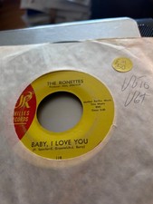 The Ronettes - Baby, I Love You Philles 60s girl group Phil Spector VG to VG+ 45