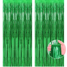 St Patricks Day Decorations - Green Party Backdrop Streamers  St Patricks Day D