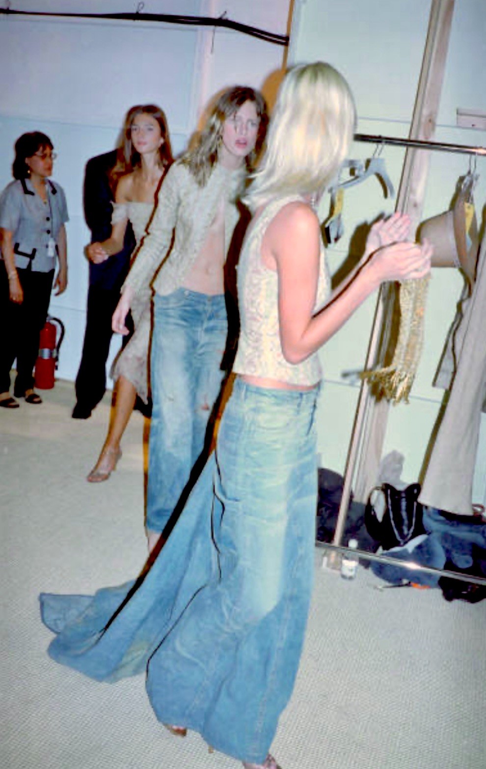 Ralph Lauren Purple Label Collection 2003 Denim Skirt  US6 train was altered image 9