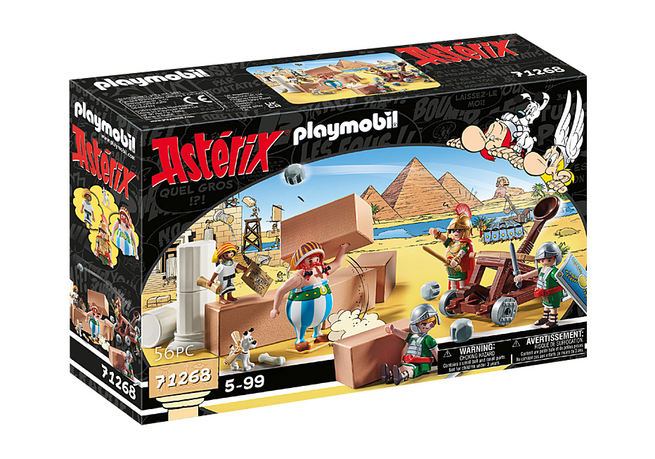 Playmobil 71268 Astérix Numérobis et la Bataille du Palais : set de construction de 56 pièces