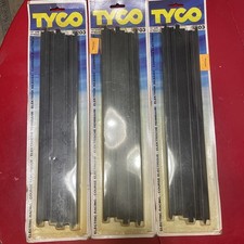  3 Vintage TYCO Slot Car 15" Straight Track Sealed Packs, 6703