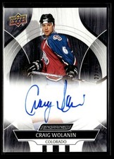 2024-25 Upper Deck Engrained Icons Auto Ebony Craig Wolanin Auto 22/49 Colorado