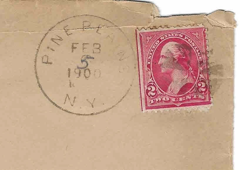US Sc# 252 T III used on cover with Pine Plains ,N.Y. CDS and cork fancy cancel. - Image 2 of 3