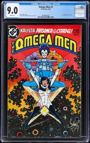 Omega Men #3 (1983 Marvel) - CGC 9.0 - 1st Appearance of Lobo