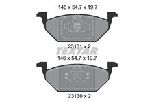 BREMSBELAGSATZ FÜR VW POLO V (6R1, 6C1) - TEXTAR 2313001