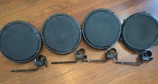 2 Alesis DM6 Drum Pads with Brackets