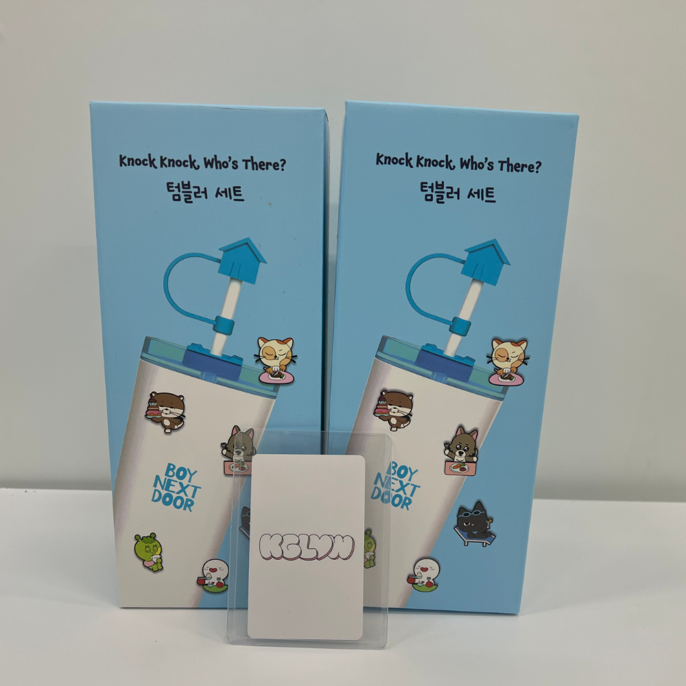 BOYNEXTDOOR EDIYA Coffee Official Tumbler Set KPOP Limited MD | eBay