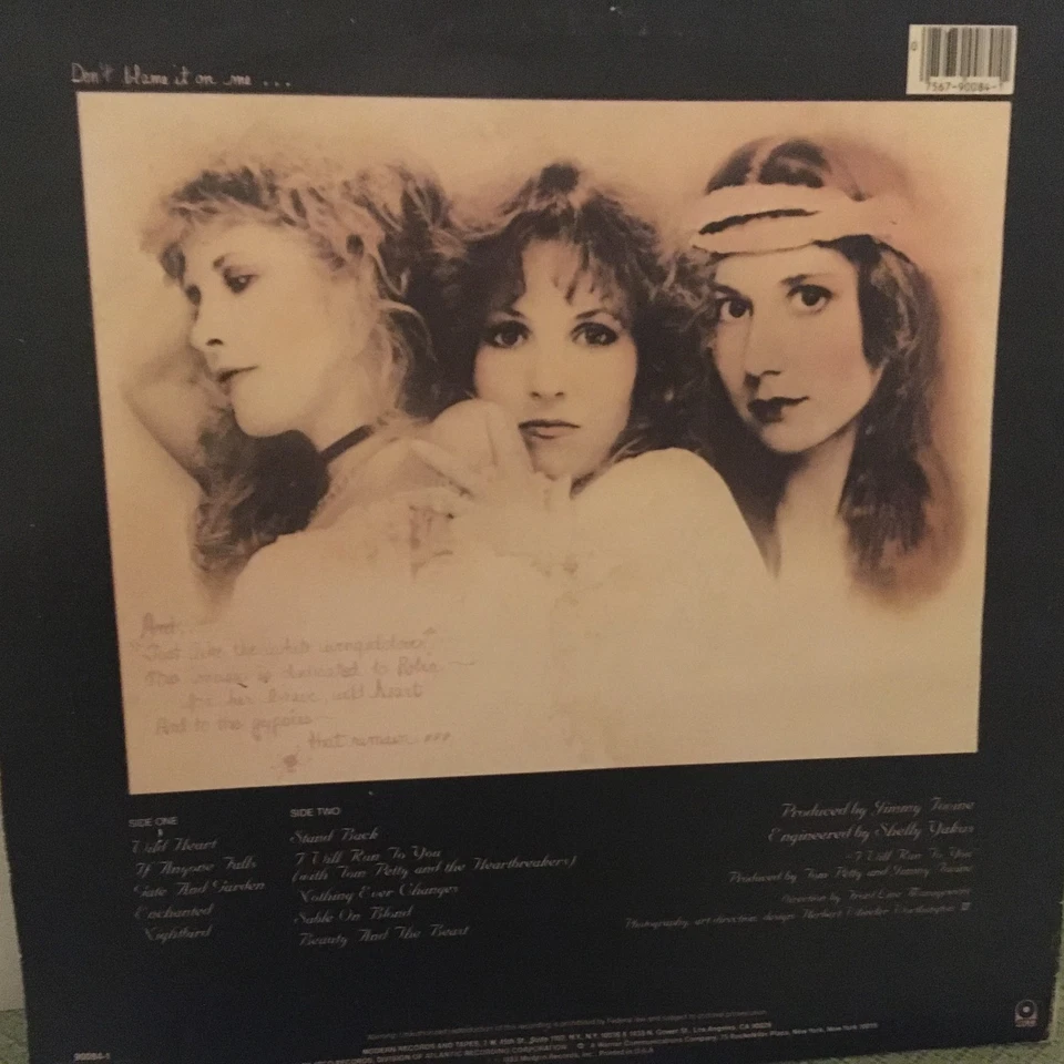 STEVIE NICKS - The Wild Heart - 1983 Modern Records LP w/insert Foto 2 de 4