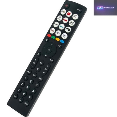 Hisense Universal Fernbedienung - 12 Tasten, ergonomisch, für alle Hisense Modelle
