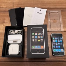 Apple iPhone 1st Generation 2G 8GB Collector's item SIM card AT T cleaning cloth