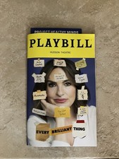 every brilliant thing playbill Mariska Hargitay