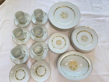 Servizio completo vintage Haviland Limoges Meurice France per 6 piatti Cina 