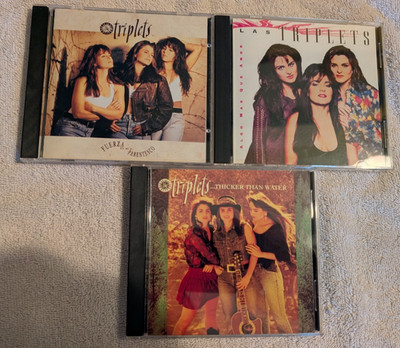 Las Triplets Thicker Than Water Algo Mas Que Amor Fuerza Del Parentesco 3 CD Lot
