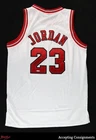Michael Jordan Signed '97-98 NBA Finals Bulls #23 NIKE Jersey AUTO UDA COA
