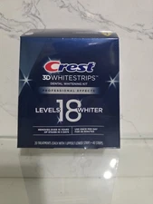 Crest 3D White Professional Teeth Whitening Strips Kit, 20 Treatments, Exp. 4/26