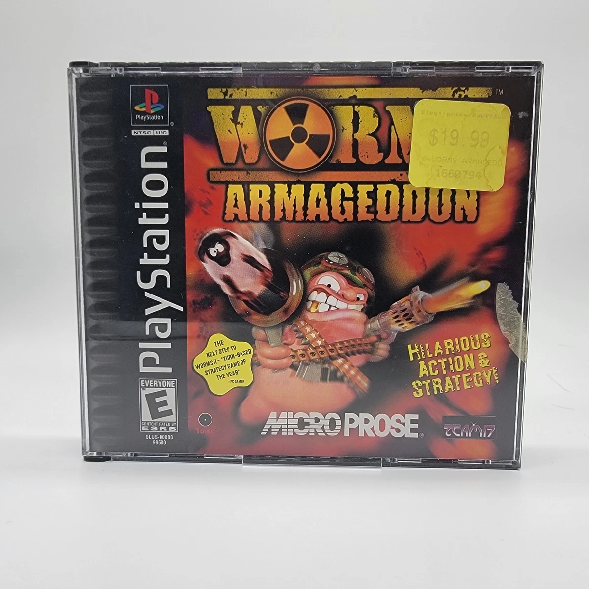 Reprise jeux vidéo PlayStation 1 (PS1) Worms Armageddon PlayStation 1 (PS1 Reprise jeux vidéo PlayStation 1 (PS1) Worms Armageddon PlayStation 1 (PS1
