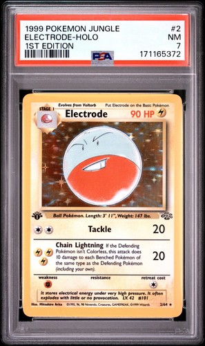 Electrode (1st Edition) graded PSA 7 for sale on eBay